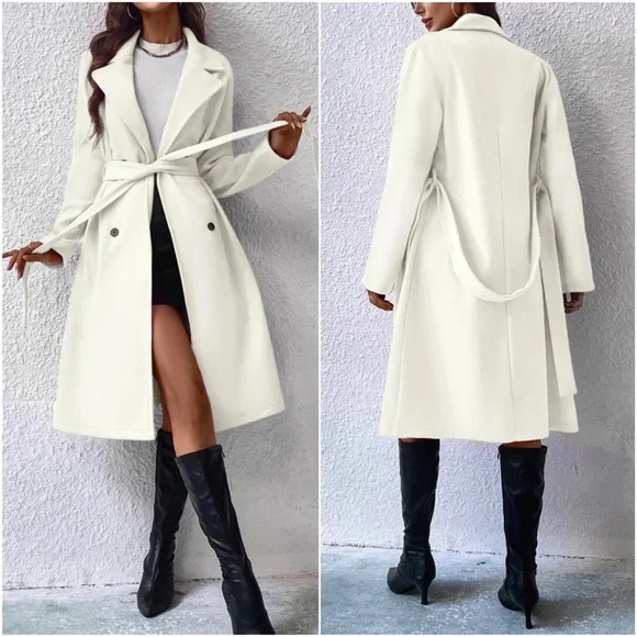 Classic Double Breasted Jacket Coat - Picture 4 of 6